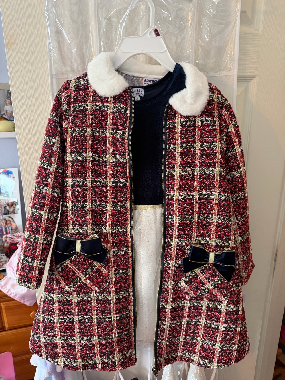 Girls dress and coat size 8